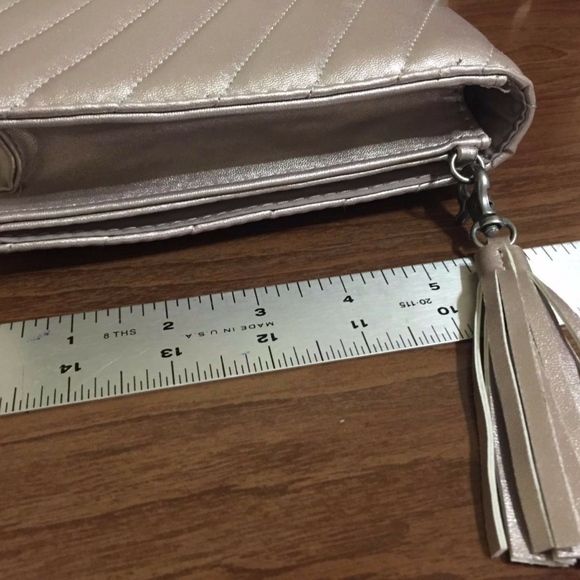 New Neiman Marcus Clutch Faux Leather Bag Purse - Picture 3 of 4